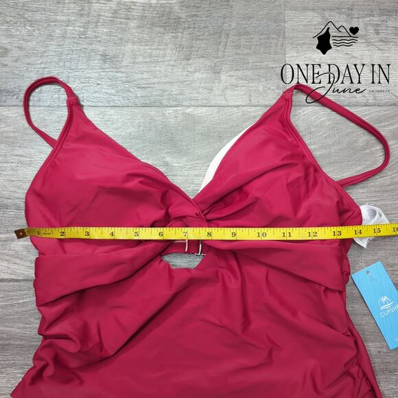 Cupshe Twist Front Keyhole One Piece Swimsuit Size L - Picture 5 of 7